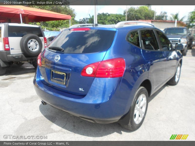 Indigo Blue / Gray 2009 Nissan Rogue S