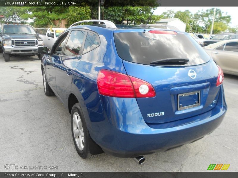 Indigo Blue / Gray 2009 Nissan Rogue S