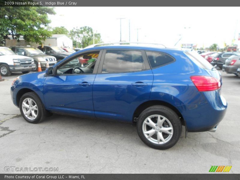 Indigo Blue / Gray 2009 Nissan Rogue S