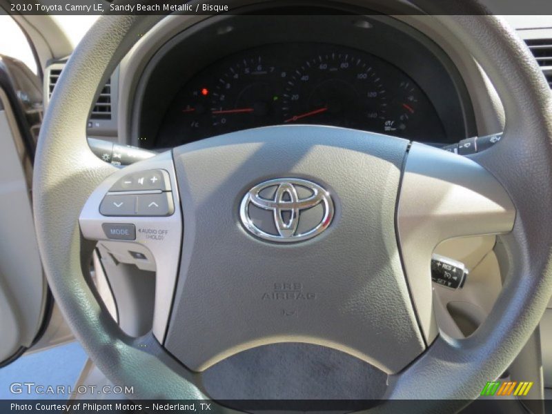 Sandy Beach Metallic / Bisque 2010 Toyota Camry LE
