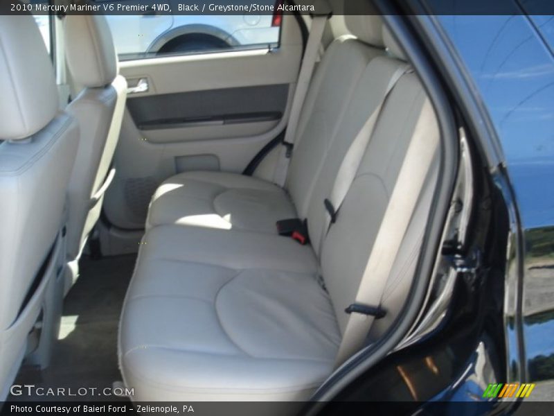 Black / Greystone/Stone Alcantara 2010 Mercury Mariner V6 Premier 4WD