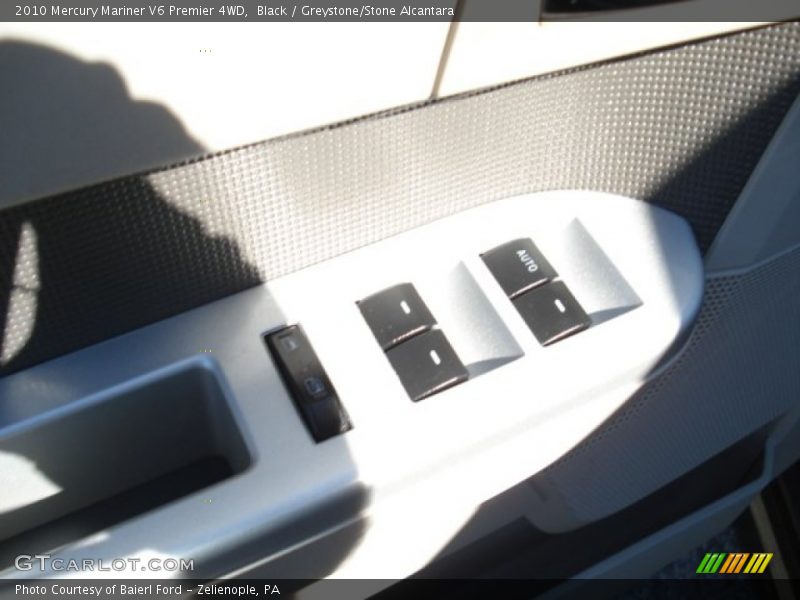 Black / Greystone/Stone Alcantara 2010 Mercury Mariner V6 Premier 4WD