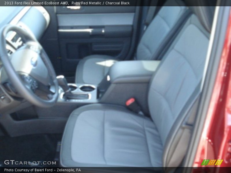 Ruby Red Metallic / Charcoal Black 2013 Ford Flex Limited EcoBoost AWD