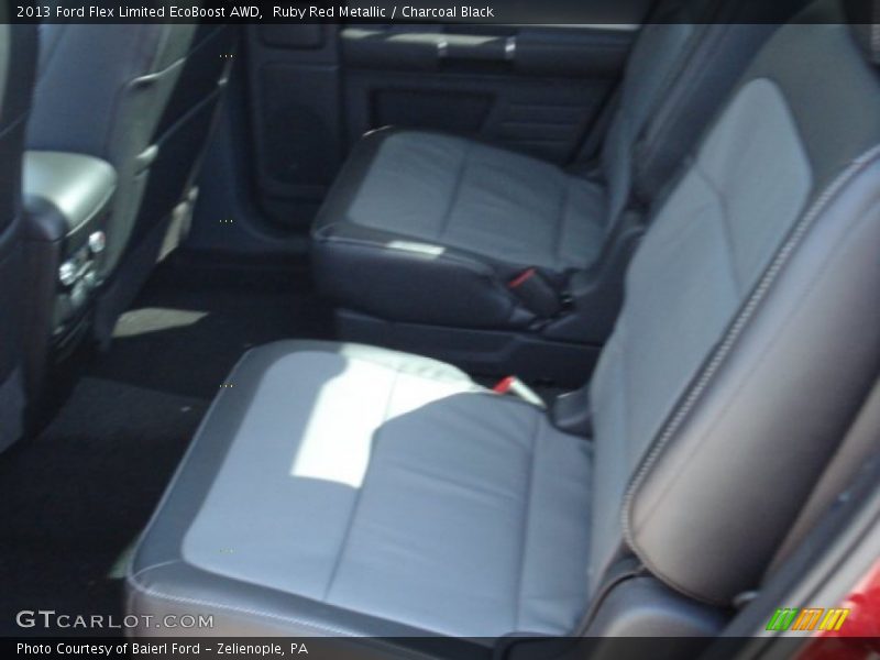 Ruby Red Metallic / Charcoal Black 2013 Ford Flex Limited EcoBoost AWD