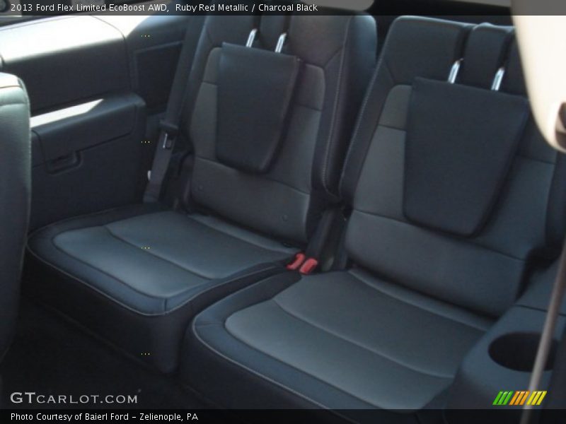 Ruby Red Metallic / Charcoal Black 2013 Ford Flex Limited EcoBoost AWD