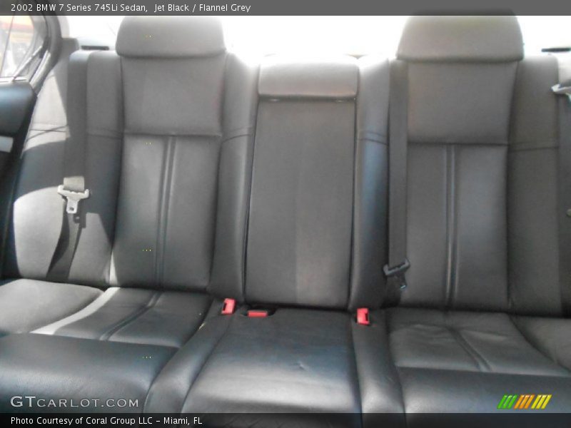 Jet Black / Flannel Grey 2002 BMW 7 Series 745Li Sedan