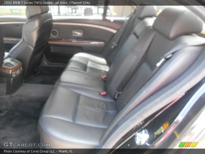 Jet Black / Flannel Grey 2002 BMW 7 Series 745Li Sedan