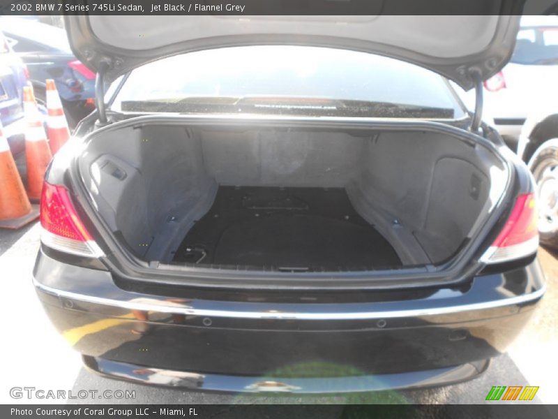 Jet Black / Flannel Grey 2002 BMW 7 Series 745Li Sedan