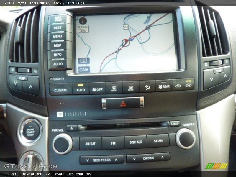 Black / Sand Beige 2008 Toyota Land Cruiser