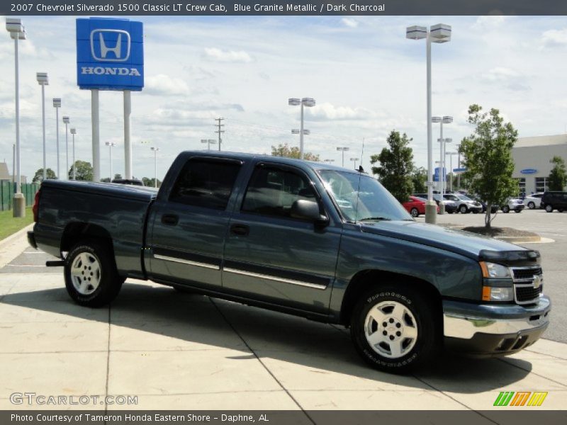 Blue Granite Metallic / Dark Charcoal 2007 Chevrolet Silverado 1500 Classic LT Crew Cab