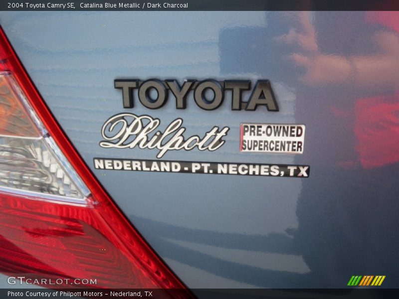 Catalina Blue Metallic / Dark Charcoal 2004 Toyota Camry SE