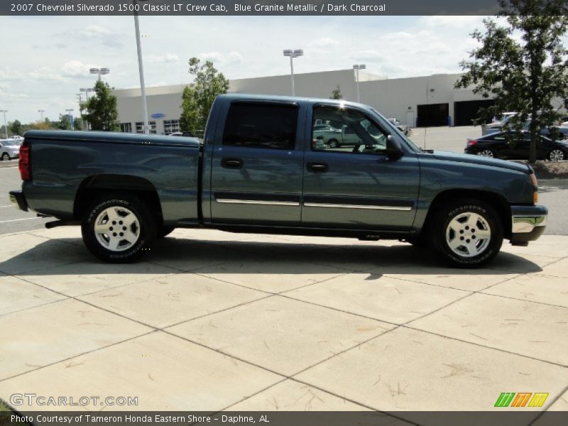 Blue Granite Metallic / Dark Charcoal 2007 Chevrolet Silverado 1500 Classic LT Crew Cab