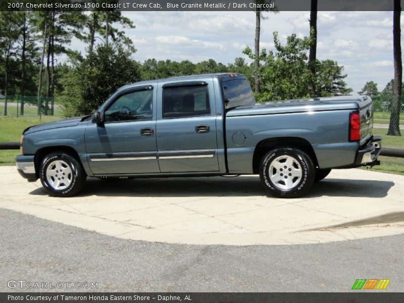 Blue Granite Metallic / Dark Charcoal 2007 Chevrolet Silverado 1500 Classic LT Crew Cab