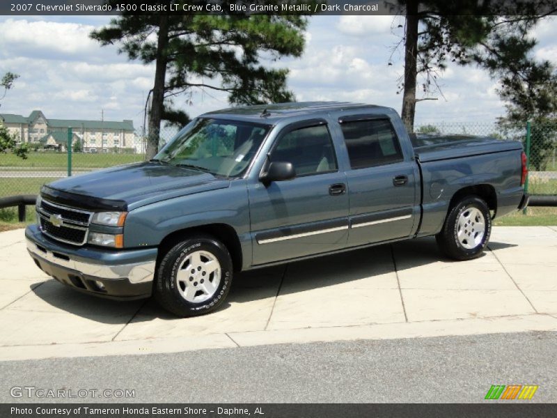 Blue Granite Metallic / Dark Charcoal 2007 Chevrolet Silverado 1500 Classic LT Crew Cab