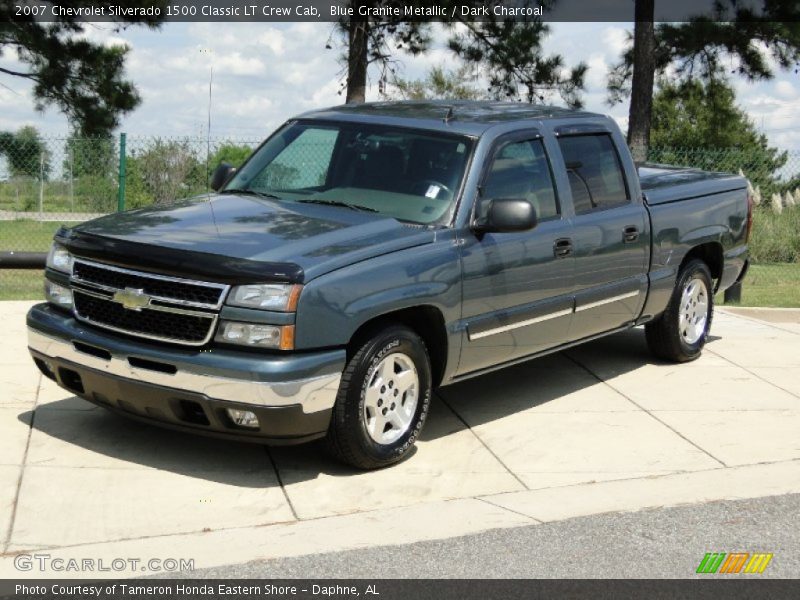 Blue Granite Metallic / Dark Charcoal 2007 Chevrolet Silverado 1500 Classic LT Crew Cab