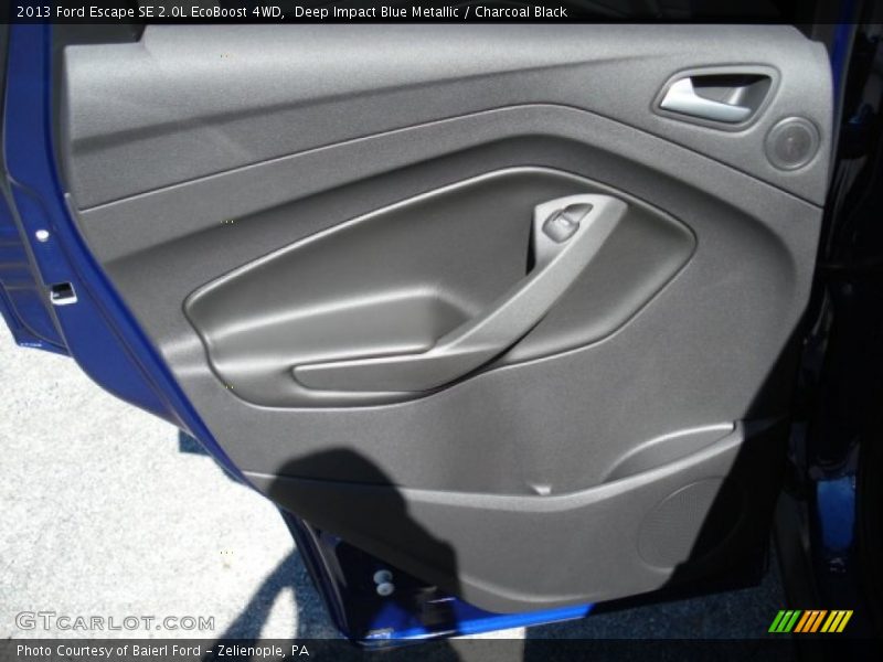 Deep Impact Blue Metallic / Charcoal Black 2013 Ford Escape SE 2.0L EcoBoost 4WD