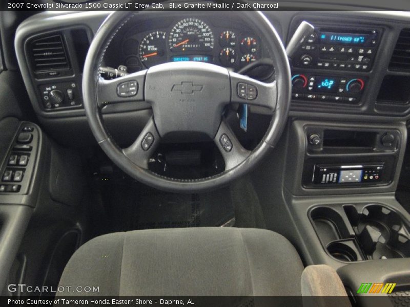 Blue Granite Metallic / Dark Charcoal 2007 Chevrolet Silverado 1500 Classic LT Crew Cab