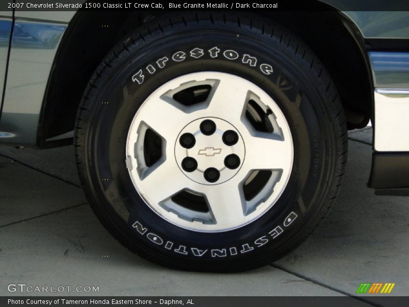 Blue Granite Metallic / Dark Charcoal 2007 Chevrolet Silverado 1500 Classic LT Crew Cab
