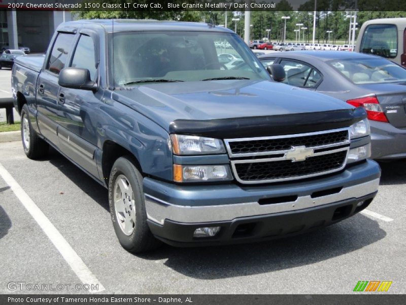 Blue Granite Metallic / Dark Charcoal 2007 Chevrolet Silverado 1500 Classic LT Crew Cab