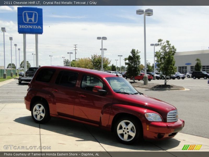 Crystal Red Metallic Tintcoat / Gray 2011 Chevrolet HHR LT