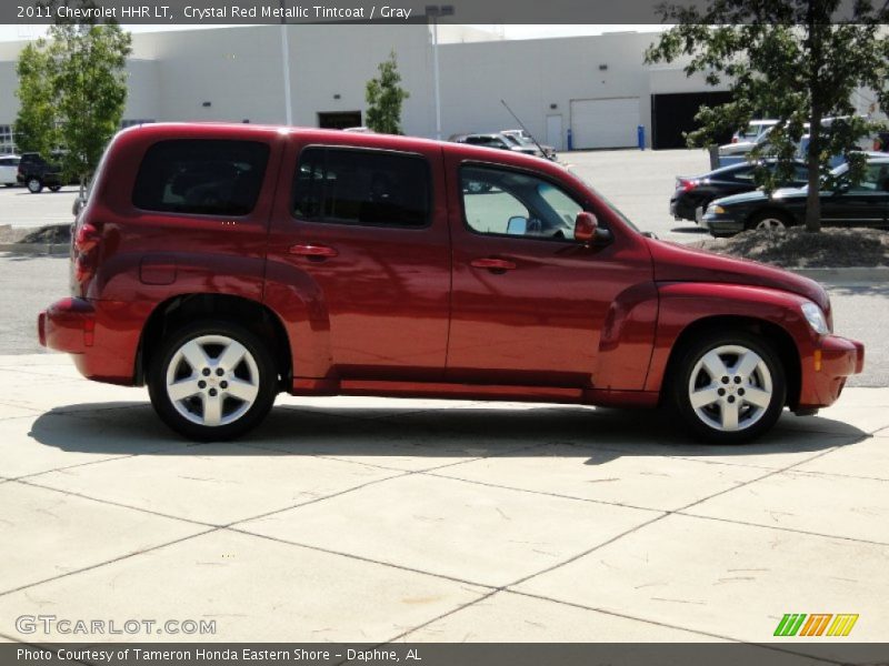 Crystal Red Metallic Tintcoat / Gray 2011 Chevrolet HHR LT