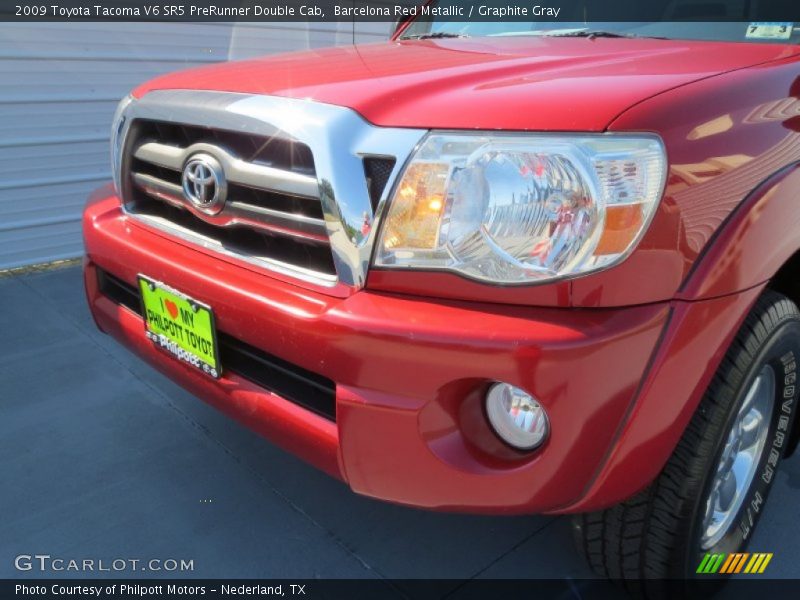 Barcelona Red Metallic / Graphite Gray 2009 Toyota Tacoma V6 SR5 PreRunner Double Cab
