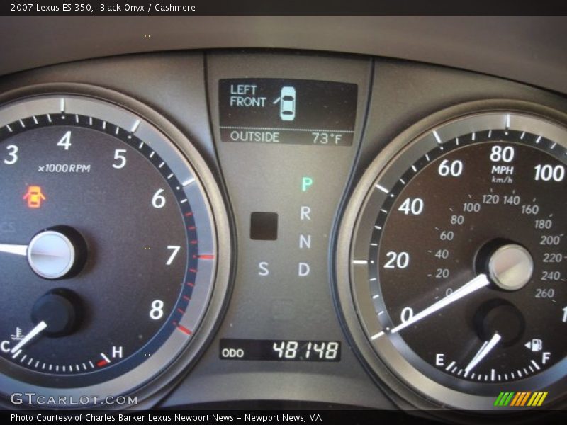 Black Onyx / Cashmere 2007 Lexus ES 350