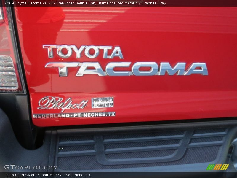 Barcelona Red Metallic / Graphite Gray 2009 Toyota Tacoma V6 SR5 PreRunner Double Cab