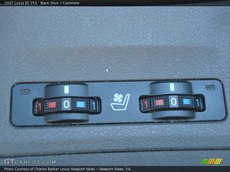 Black Onyx / Cashmere 2007 Lexus ES 350