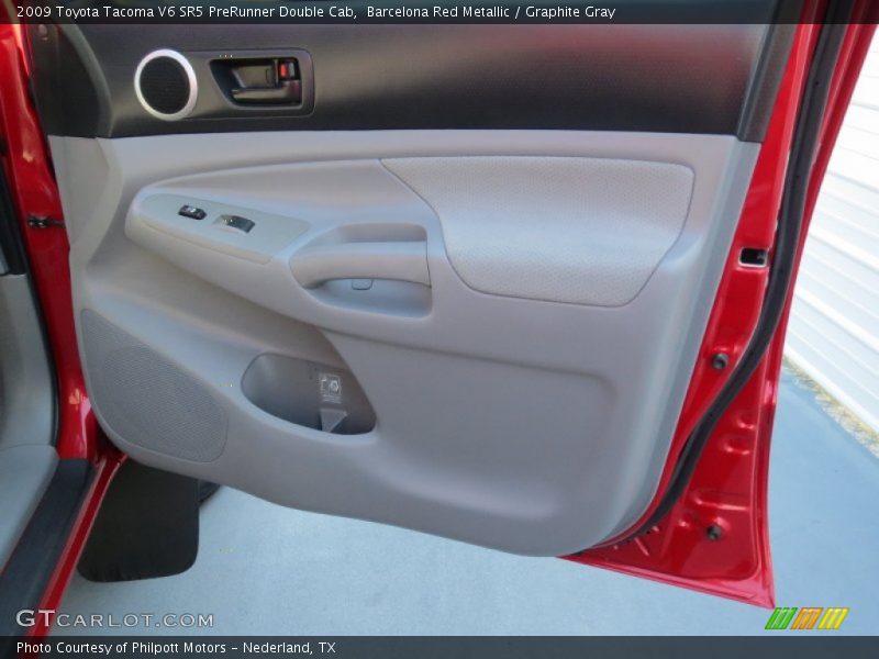 Barcelona Red Metallic / Graphite Gray 2009 Toyota Tacoma V6 SR5 PreRunner Double Cab