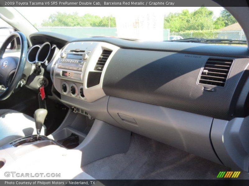 Barcelona Red Metallic / Graphite Gray 2009 Toyota Tacoma V6 SR5 PreRunner Double Cab