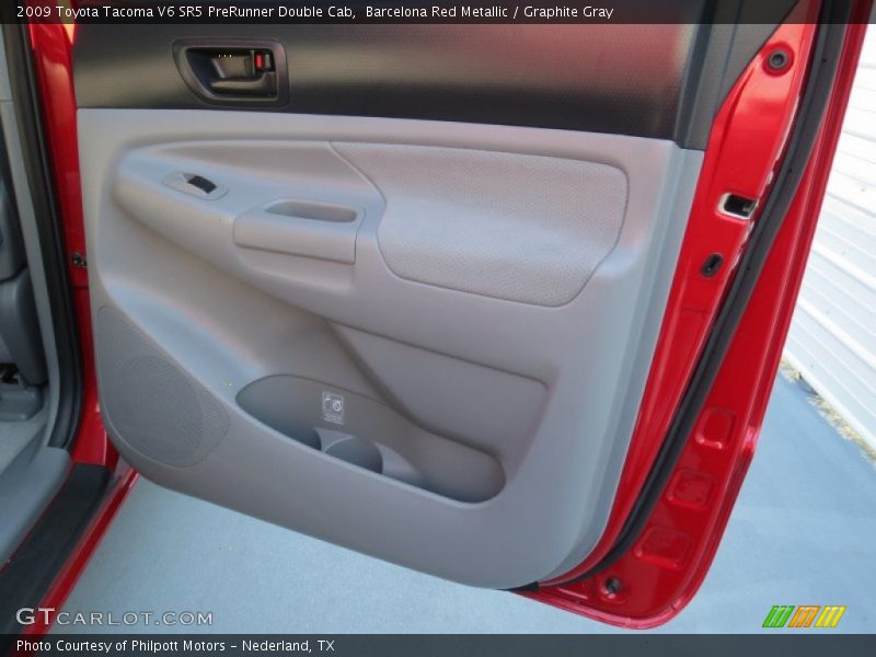 Barcelona Red Metallic / Graphite Gray 2009 Toyota Tacoma V6 SR5 PreRunner Double Cab