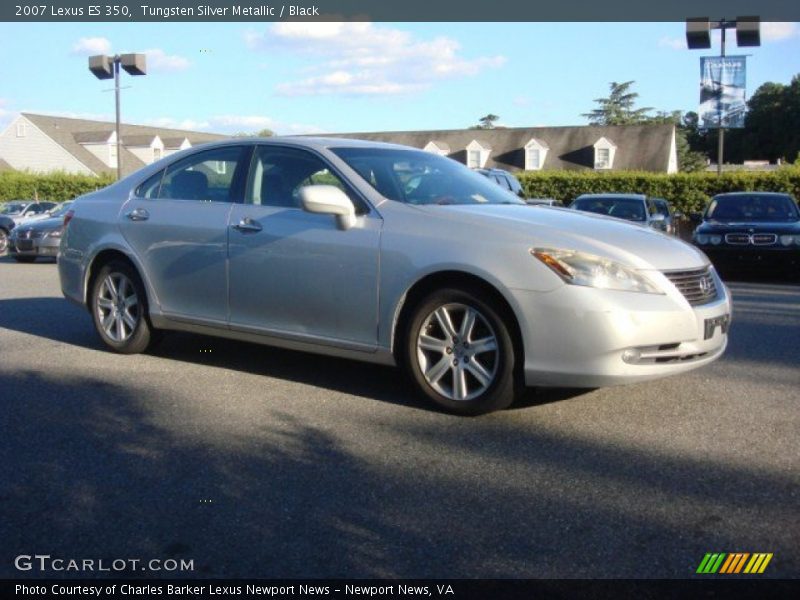 Tungsten Silver Metallic / Black 2007 Lexus ES 350