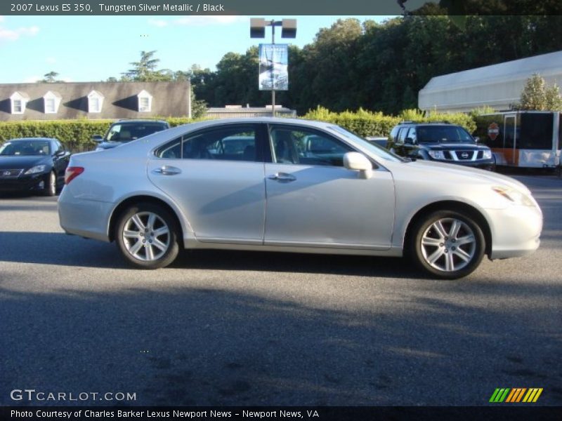 Tungsten Silver Metallic / Black 2007 Lexus ES 350