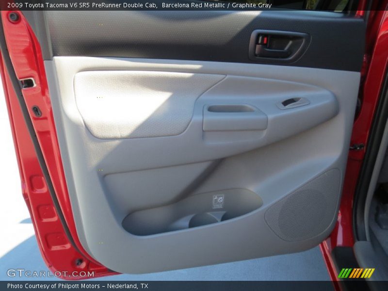 Barcelona Red Metallic / Graphite Gray 2009 Toyota Tacoma V6 SR5 PreRunner Double Cab
