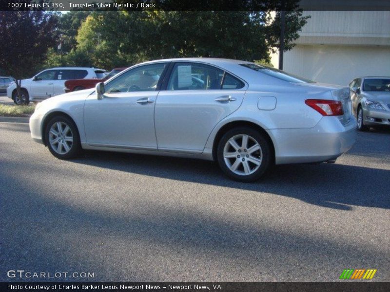 Tungsten Silver Metallic / Black 2007 Lexus ES 350