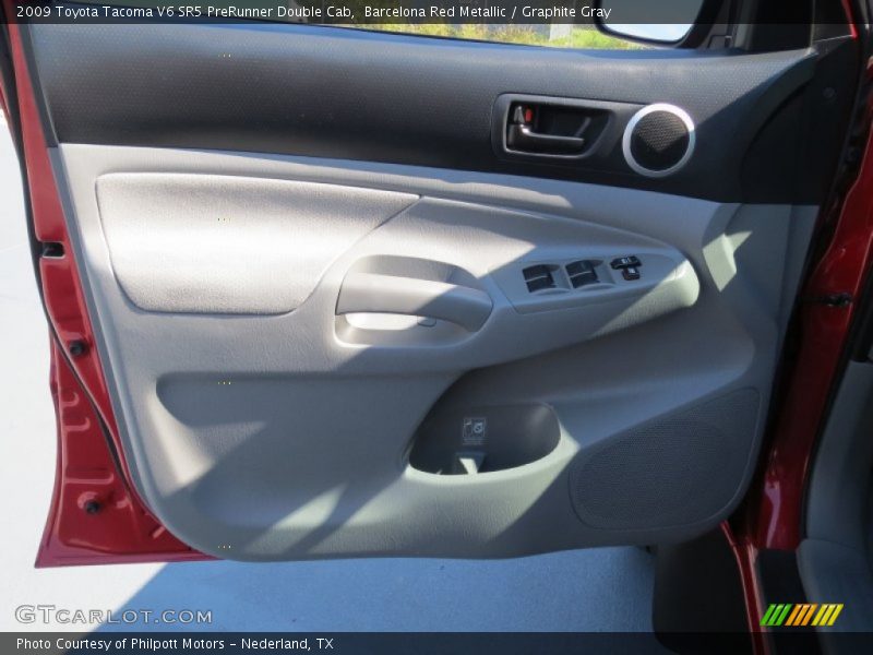 Barcelona Red Metallic / Graphite Gray 2009 Toyota Tacoma V6 SR5 PreRunner Double Cab