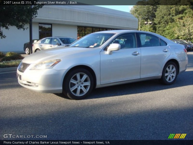 Tungsten Silver Metallic / Black 2007 Lexus ES 350