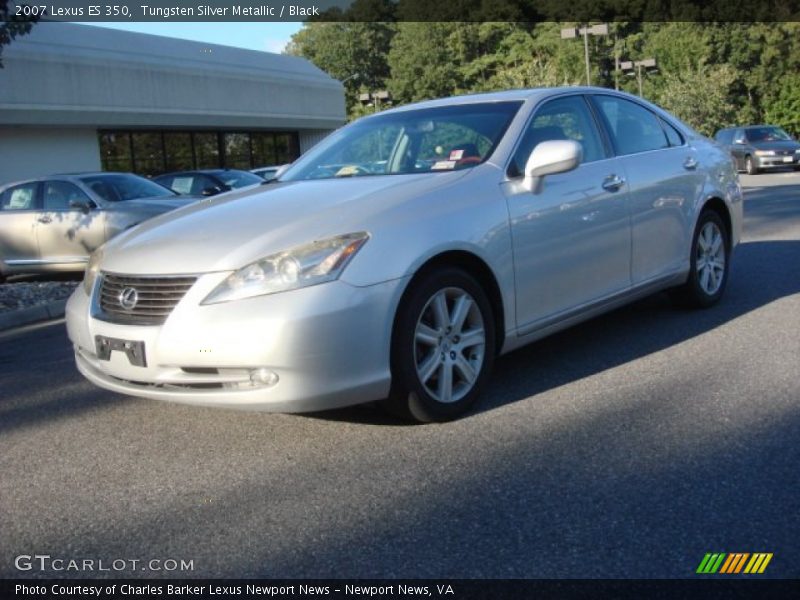 Tungsten Silver Metallic / Black 2007 Lexus ES 350