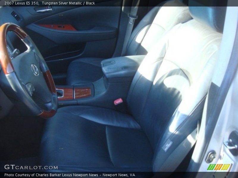 Tungsten Silver Metallic / Black 2007 Lexus ES 350