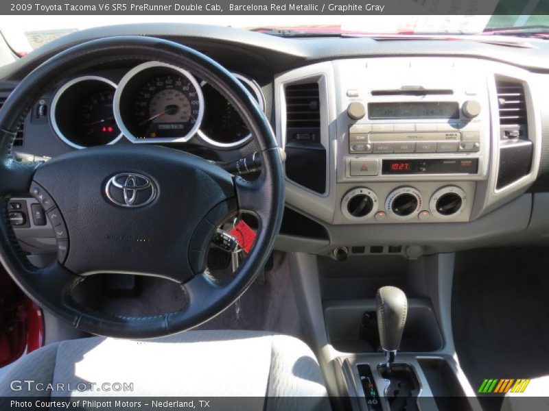 Barcelona Red Metallic / Graphite Gray 2009 Toyota Tacoma V6 SR5 PreRunner Double Cab