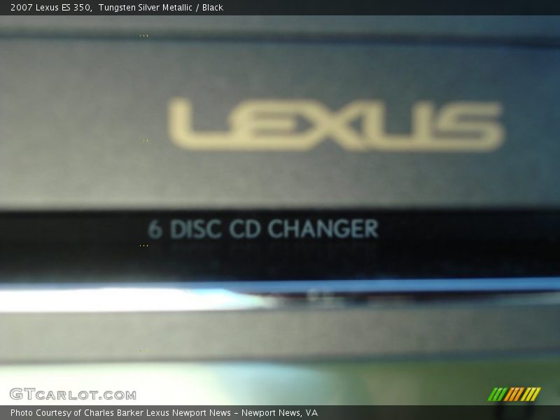 Tungsten Silver Metallic / Black 2007 Lexus ES 350