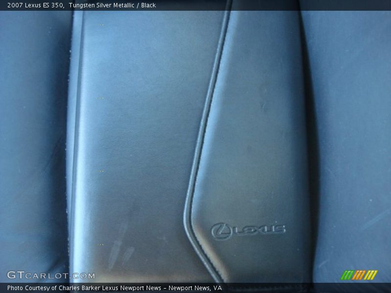 Tungsten Silver Metallic / Black 2007 Lexus ES 350