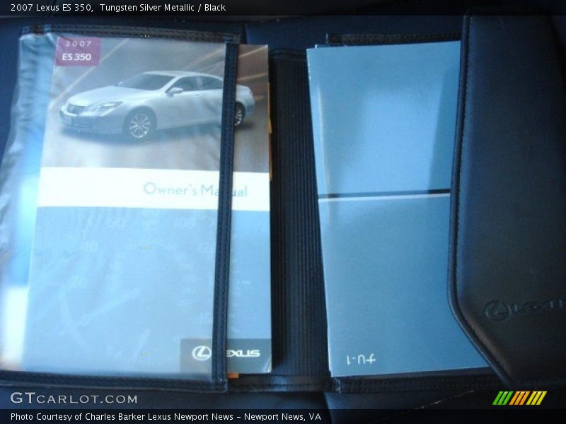 Tungsten Silver Metallic / Black 2007 Lexus ES 350