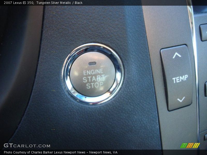 Tungsten Silver Metallic / Black 2007 Lexus ES 350