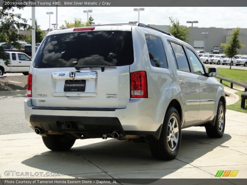 Billet Silver Metallic / Gray 2009 Honda Pilot Touring 4WD