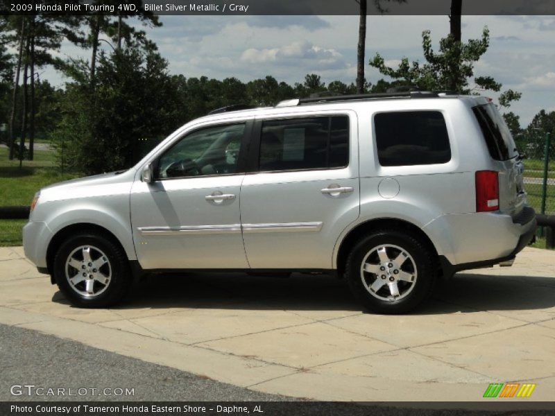 Billet Silver Metallic / Gray 2009 Honda Pilot Touring 4WD
