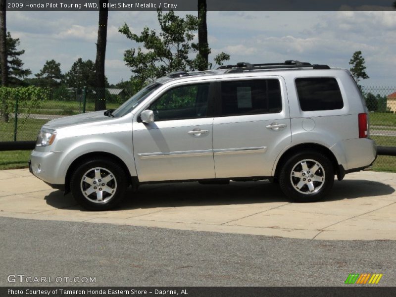 Billet Silver Metallic / Gray 2009 Honda Pilot Touring 4WD