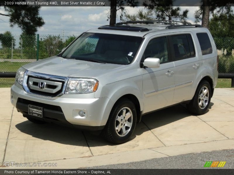 Billet Silver Metallic / Gray 2009 Honda Pilot Touring 4WD