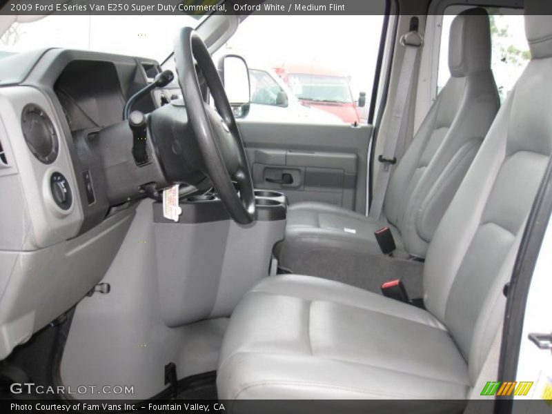 Oxford White / Medium Flint 2009 Ford E Series Van E250 Super Duty Commercial